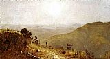 Sanford Robinson Gifford Study for 'The View from South Mountain, in the Catskills' painting